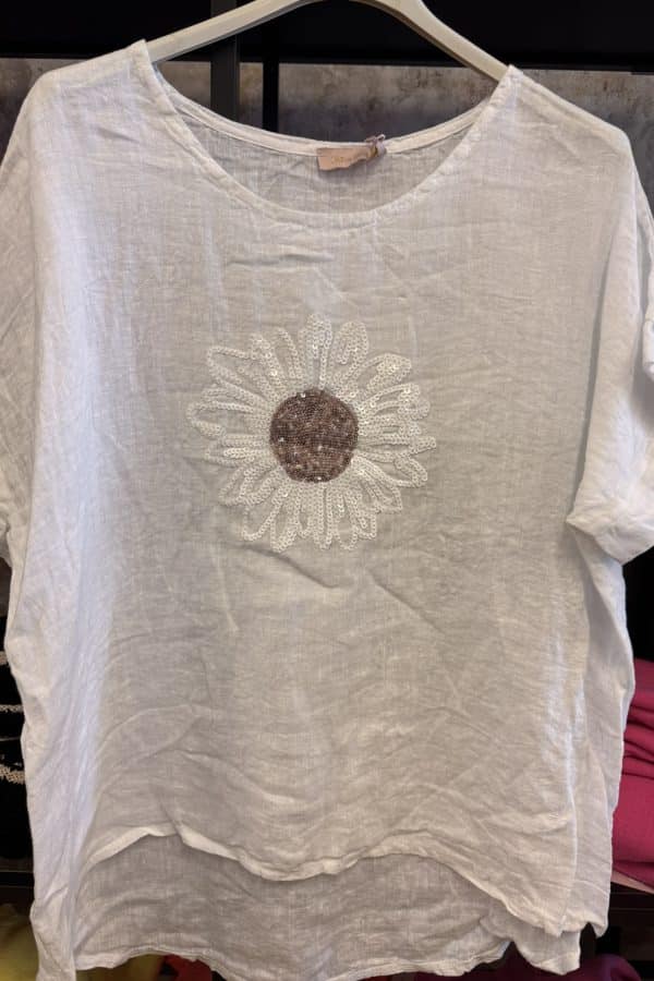 linnetopp med paljettblomma