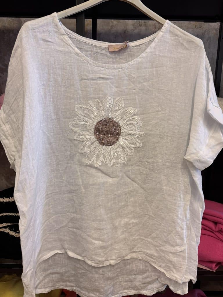 linnetopp med paljettblomma