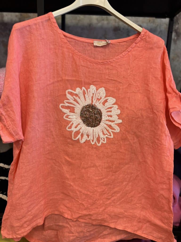 linnetopp med paljettblomma