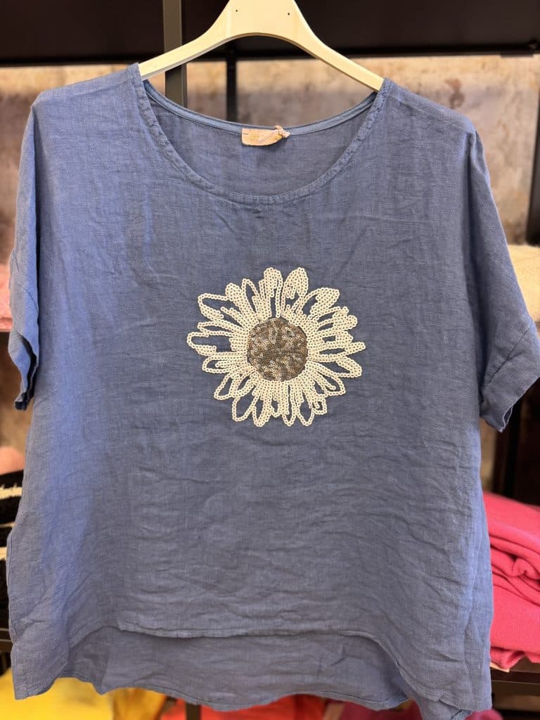 linnetopp med paljettblomma