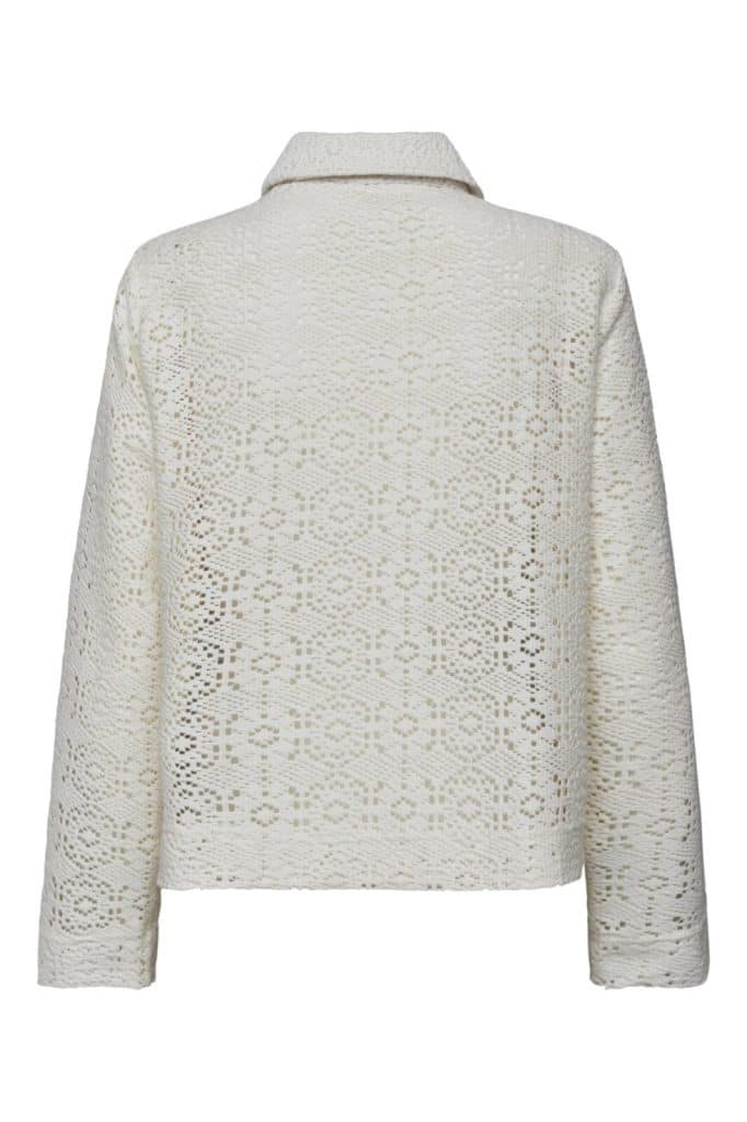 jacka i genombruten spets