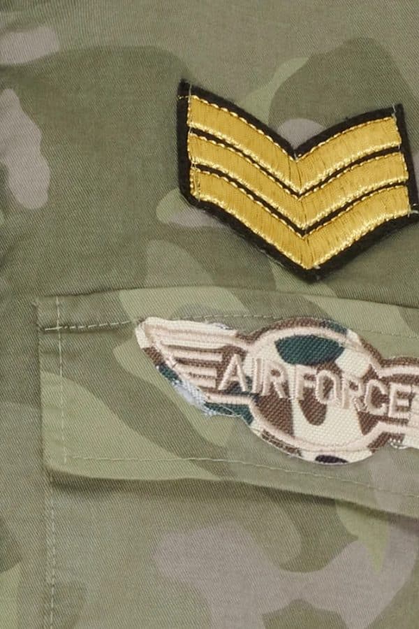 fräck skjortjacka i camo