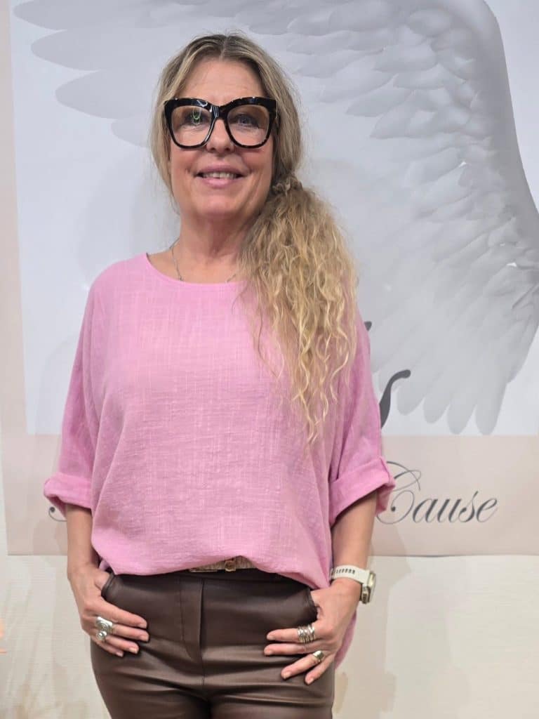 Bubbelgumsrosa bomullstopp