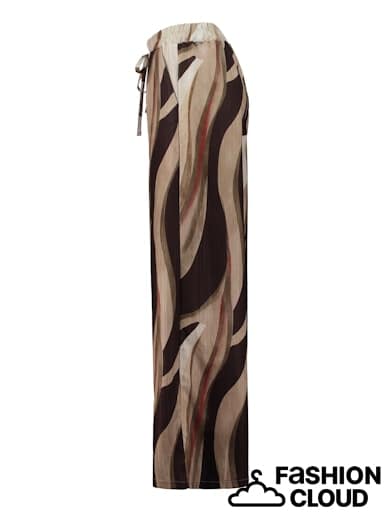 🤎 Zabaione byxa – mönstrad & avslappnad elegans ✨