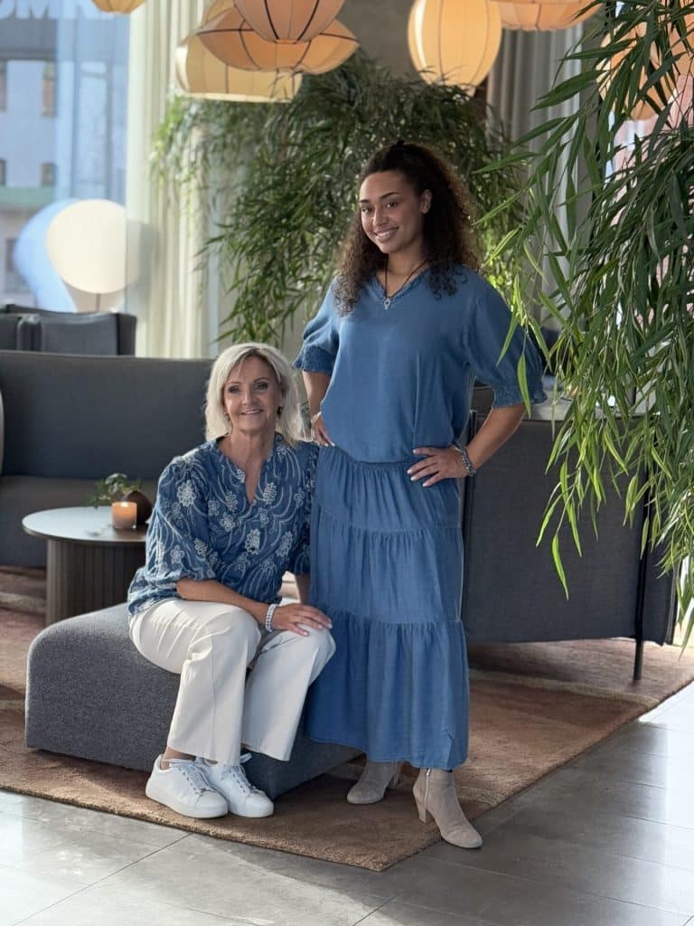 Fin volangkjol i härlig tencell