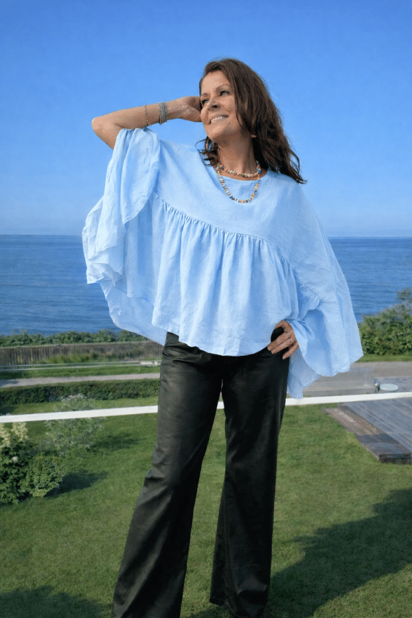 🍊 WOW-blus i härlig bomull – Caramell Fashion 🍊