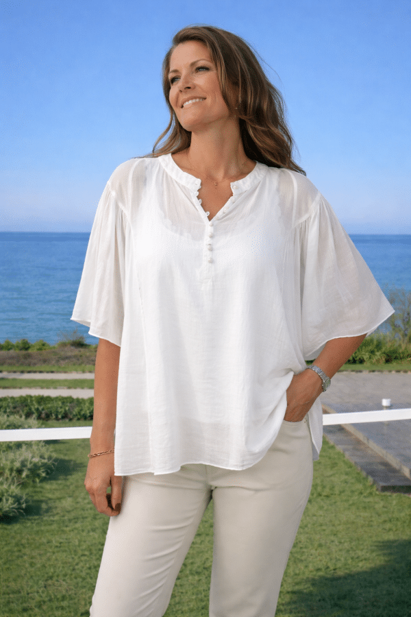 🤍 Somrig bomullsblus – Caramell Fashion 🤍