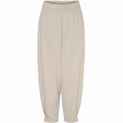 Cool beige barrelbyxa