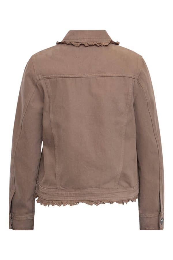 🤎 Jeansjacka från Sister Point – trendig med feminina detaljer ✨