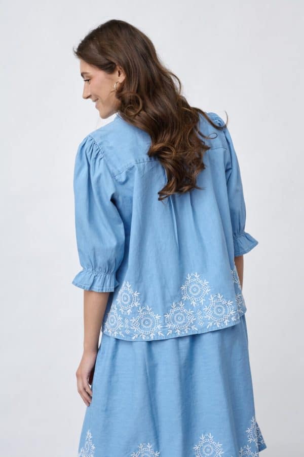💙 Blus från Sister Point – bohemisk & feminin ✨