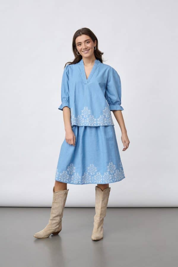 💙 Blus från Sister Point – bohemisk & feminin ✨