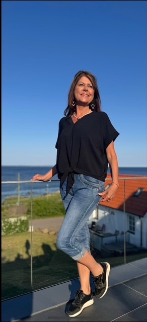 Trekvartsjeans i mjuk härlig kvalite