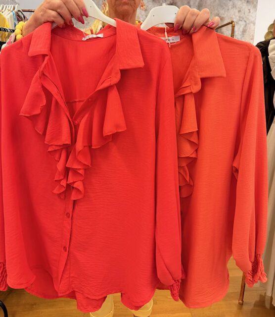 Corall blus med volang