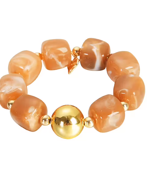 ✨ Statementarmband med pärlor – Gemini