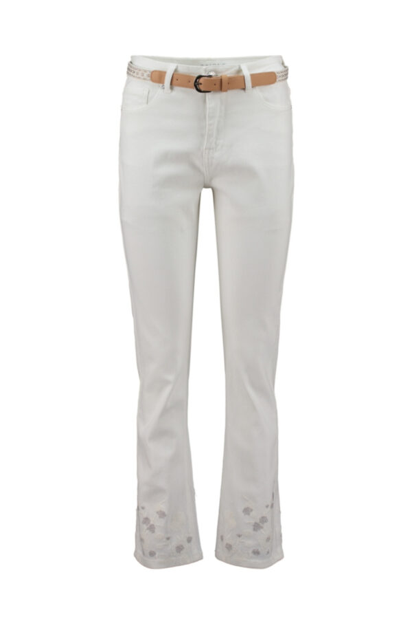 👖 Broderade Jeans med Skärp