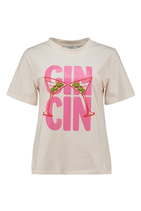 🌸 T-shirt GIN CIN Zabaione