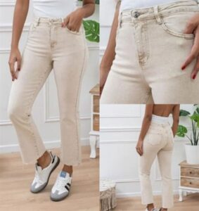 👖✨ Jeans Flare "Washing" – Caramell Fashion ✨👖(EJ BYTE,RETURRÄTT)