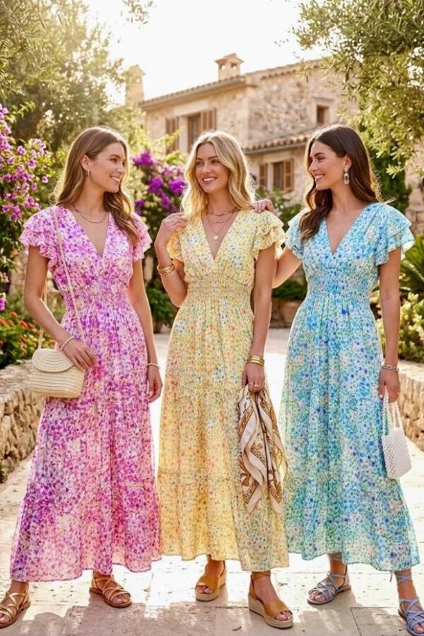 🌸 Blommig maxiklänning från Caramell Fashion 🌸