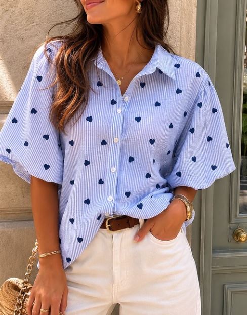 💙 Hjärtskjorta från Caramell Fashion 💙