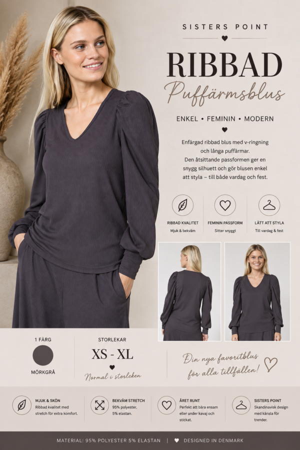 ✨ VYA BLUS FRÅN SISTERS POINT – FEMININ, FIGURNÄRA & TIDLÖS ✨