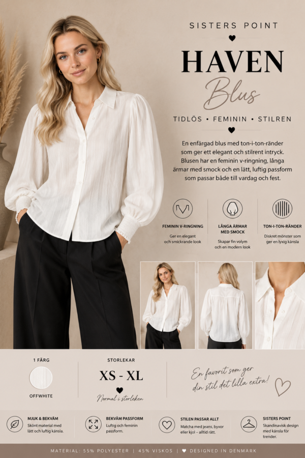 ✨ VIADA BLUS FRÅN SISTERS POINT – STILREN MED DET LILLA EXTRA ✨