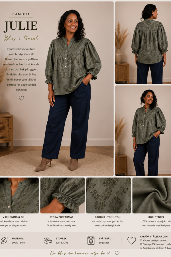 ✨ JULIE BLUS FRÅN CAMICIA – BRODERAD, FEMININ & HELT MAGISK ✨