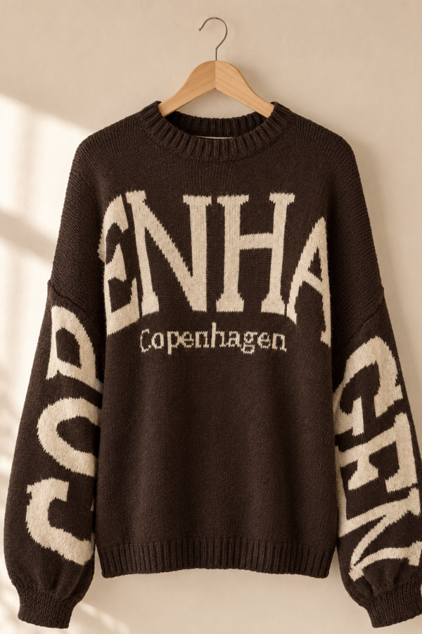 🤎 Oversized stickad tröja från Marta du Château ✨