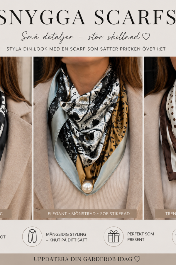 ✨ Magnetscarf – elegant, smart och lättburen ✨