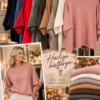 🍂 Elisa-ponchotröja från Train of Trend (EJ BYTE/RETURRÄTT)