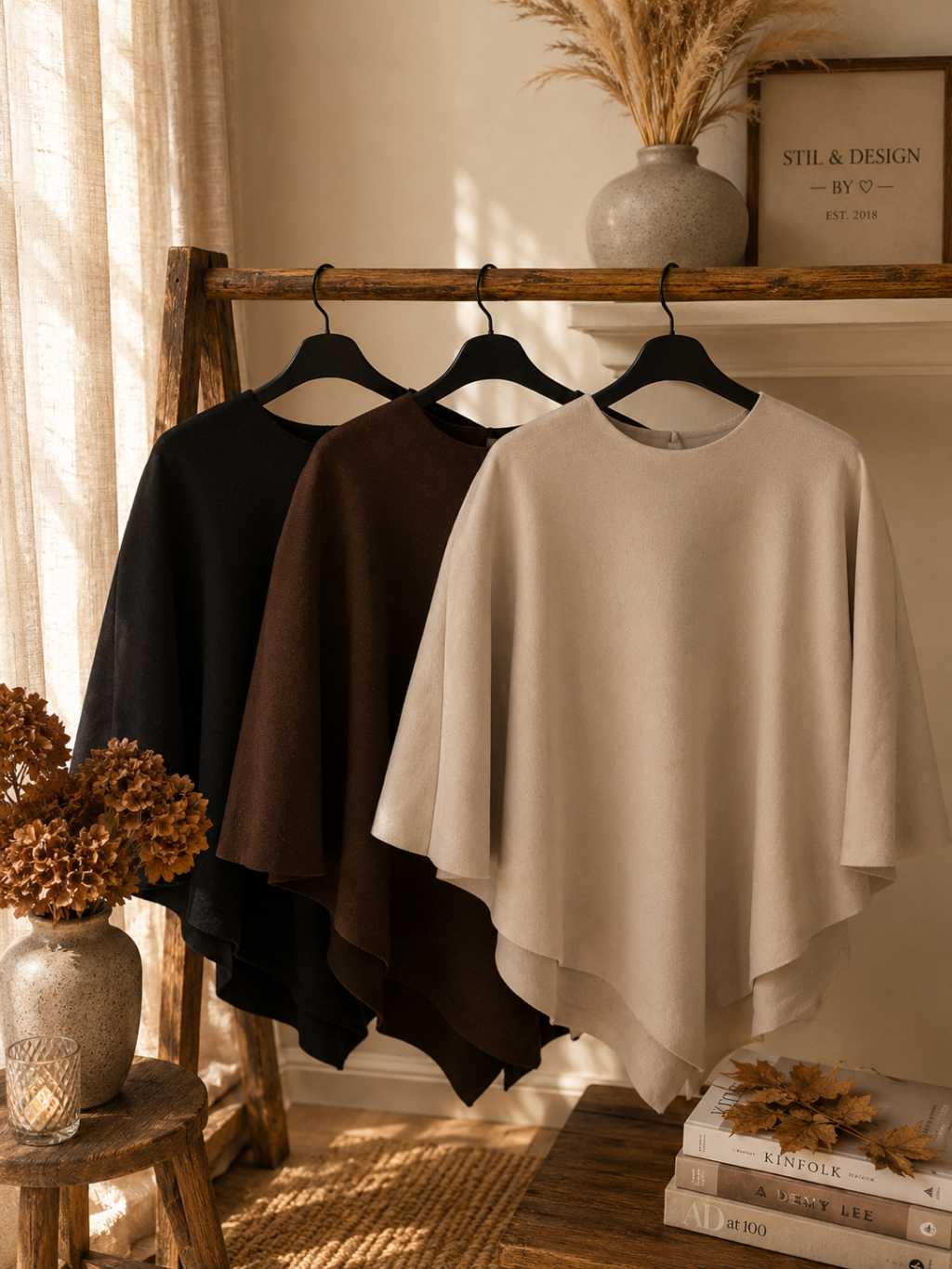 ✨ ASYMMETRISK PONCHOTOPP FRÅN ZABAIONE – ELEGANT, LUFTIG & SMICKRANDE ✨(EJ BYTE/RETURRÄTT)