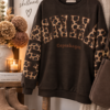 Härlig och cool sweatshirt med Copenhagen tryck i leomönster