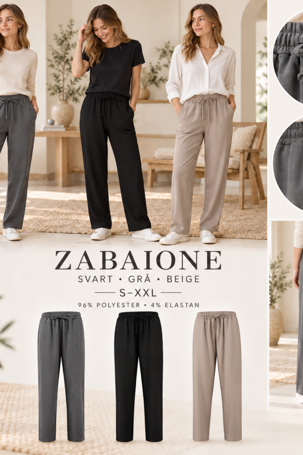 ✨ Easy Elegance – följsamma byxor från Zabaione