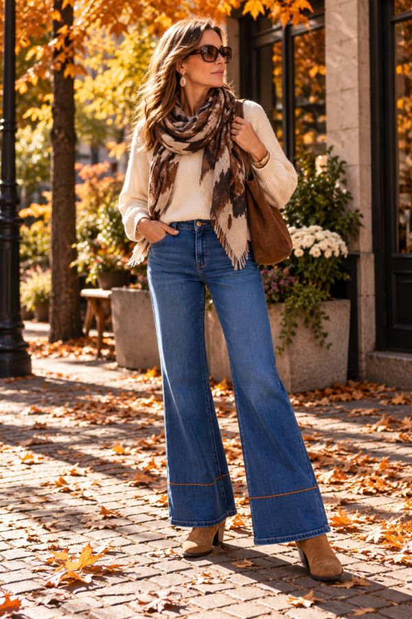 💙 Toxik – vida mönstrade jeans från Caramell Fashion