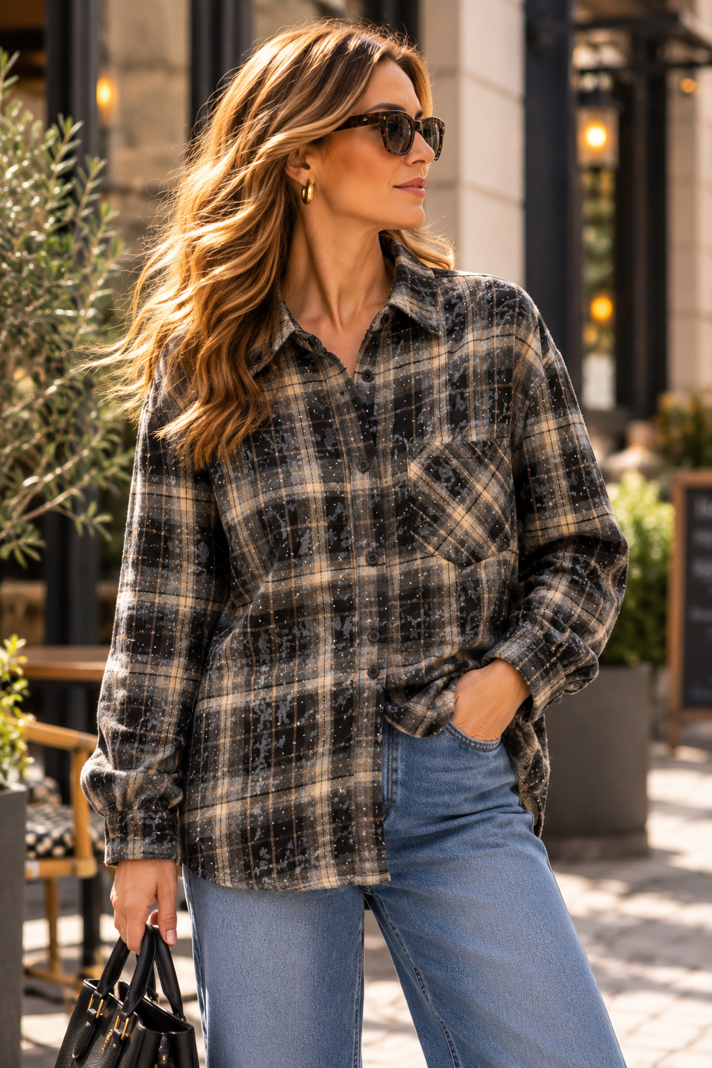 🖤 Urban Check – rutig skjorta från Caramell Fashion ✨